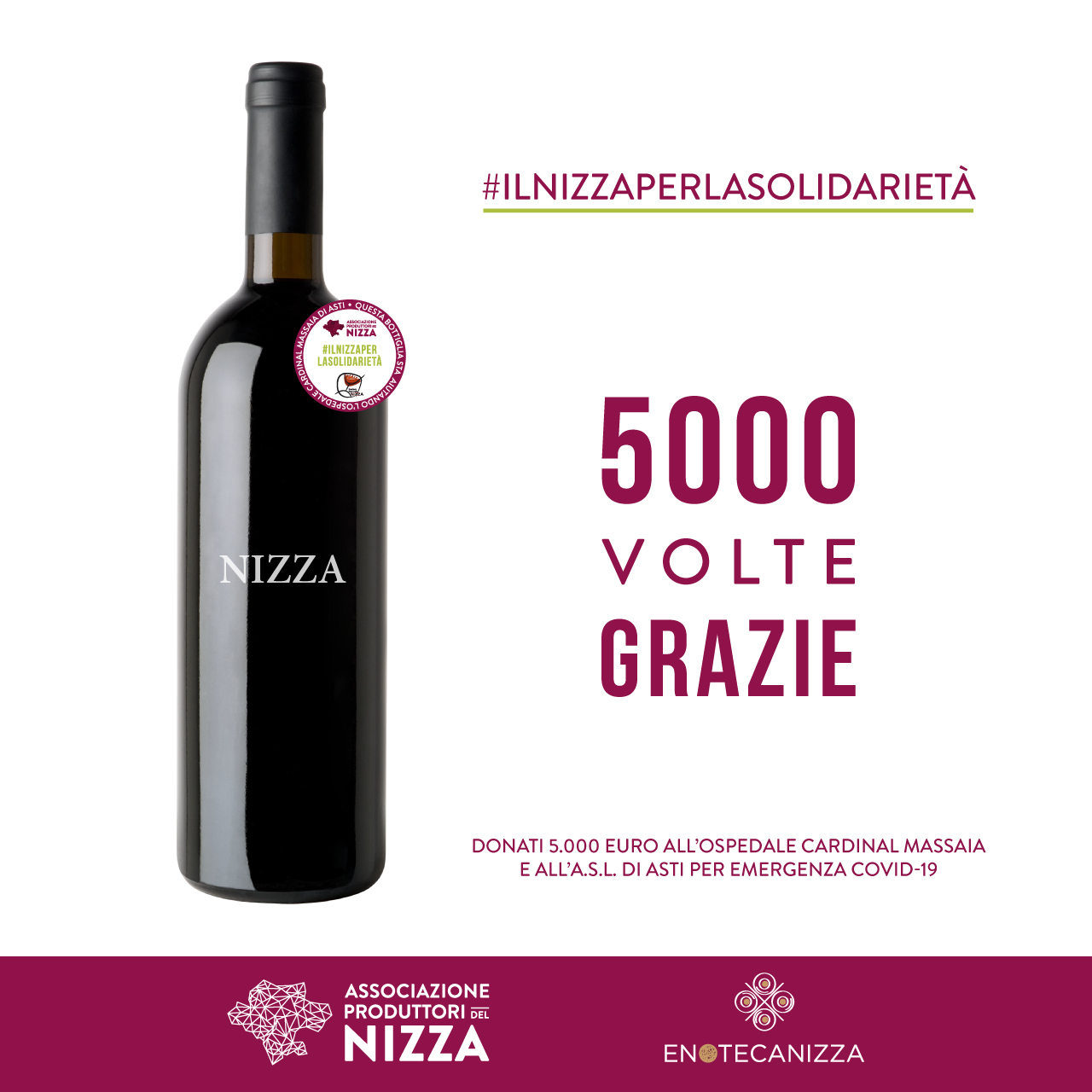 IL NIZZA RACCOGLIE 5000 EURO PER L'OSPEDALE DI ASTI